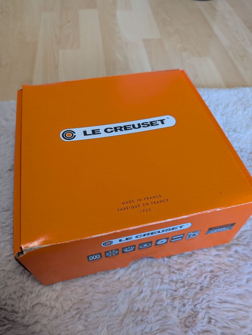 ［新品未使用］LE CREUSET 赤 両手鍋 約24cm
