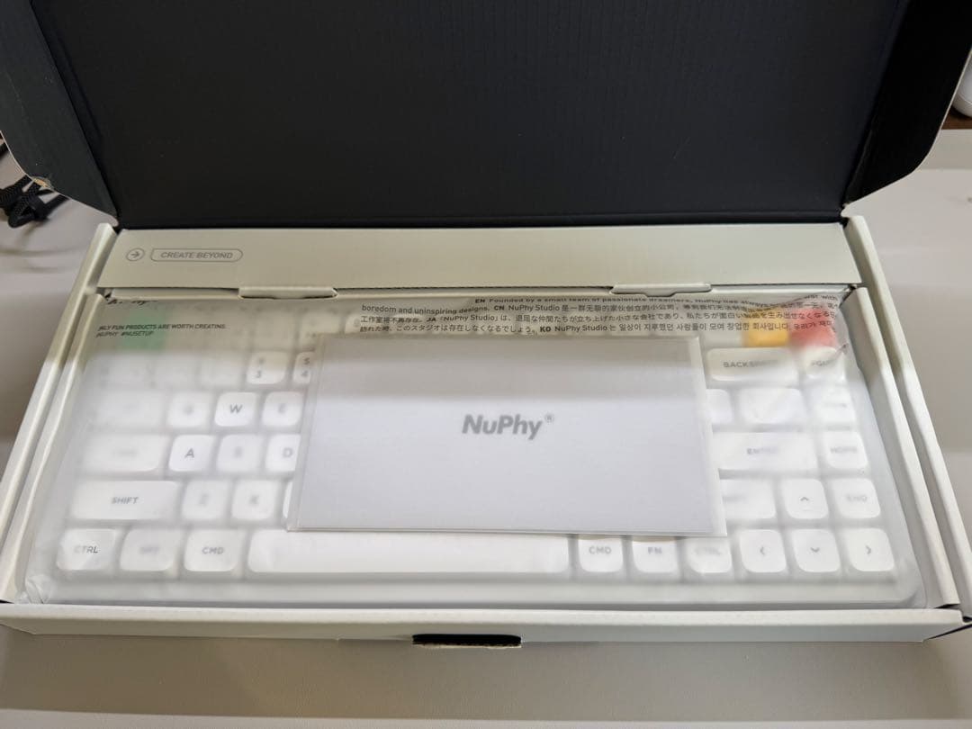 【専用出品】Nuphy Air75 V3 （ホワイト・茶軸・US配列）