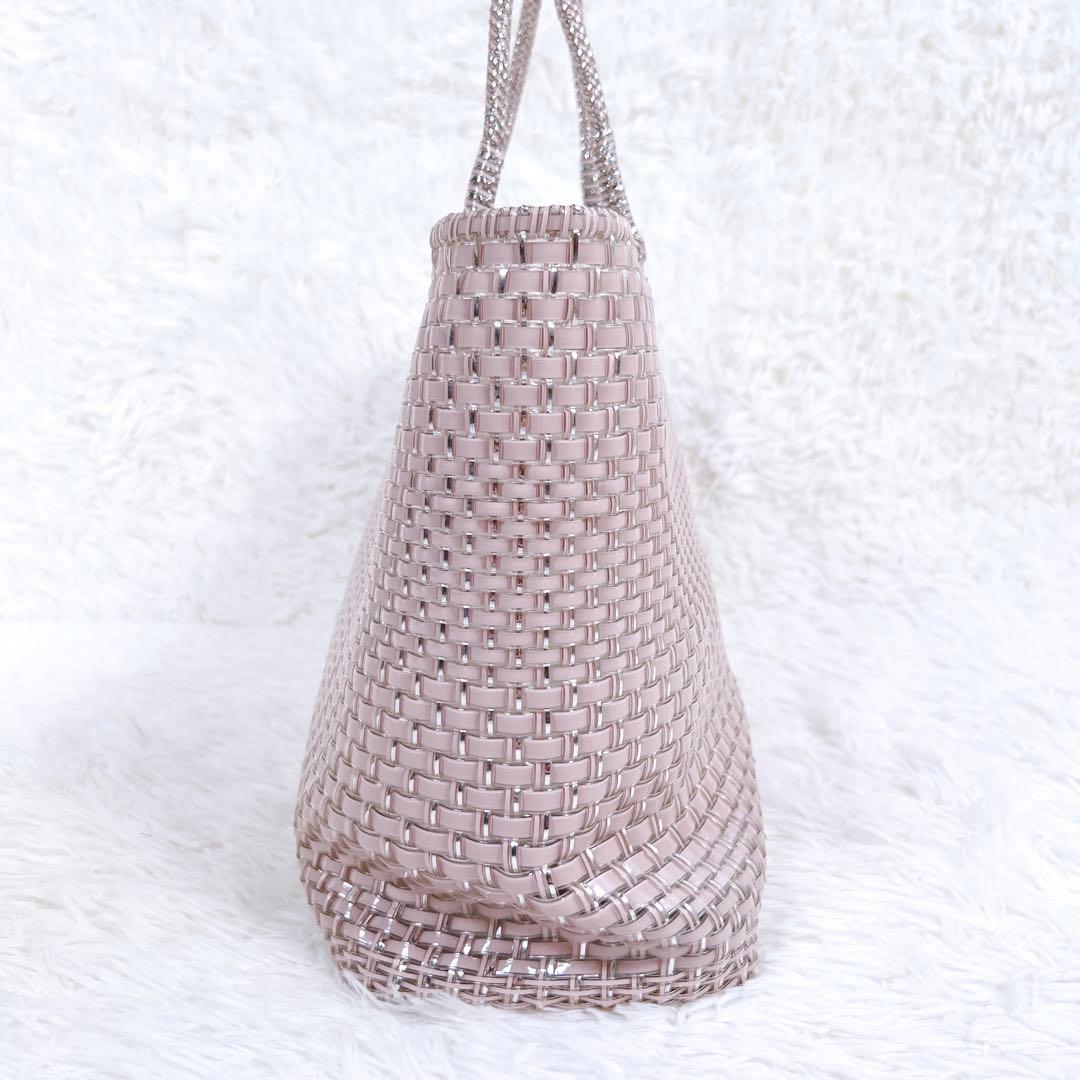 美品✨アンテプリマ イントレッチオ パウダリーピンクシルバー インナーバッグ付