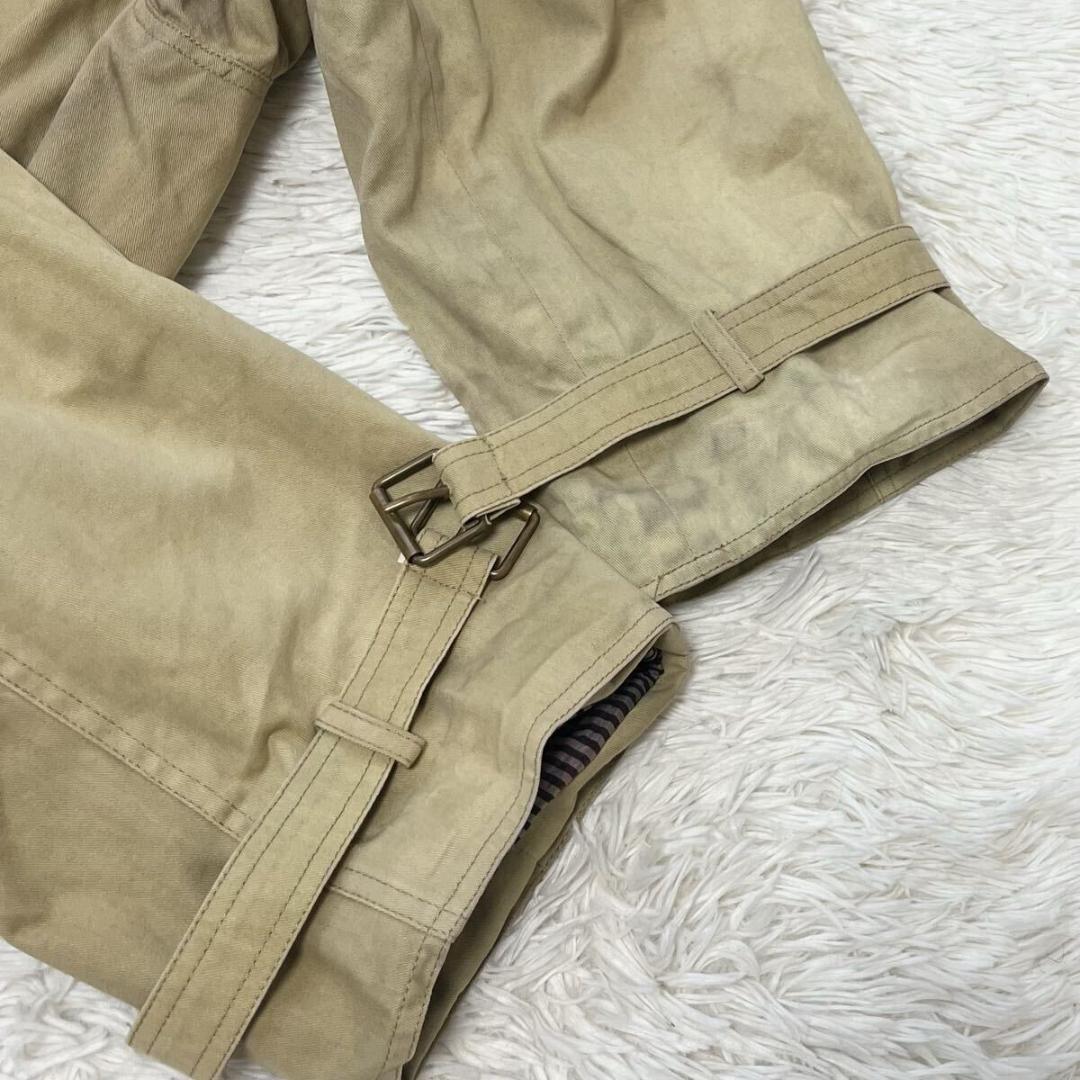 XXL相当 EMPORIO ARMANトレンチコート ロング　ベージュ　メンズ