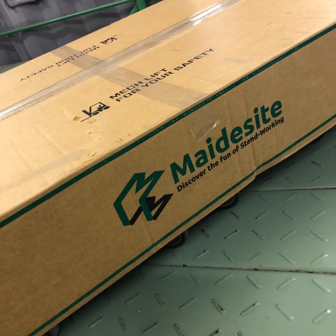 Maidesite 昇降式デスク 電動昇降デスク脚 天板付き/佐S3299