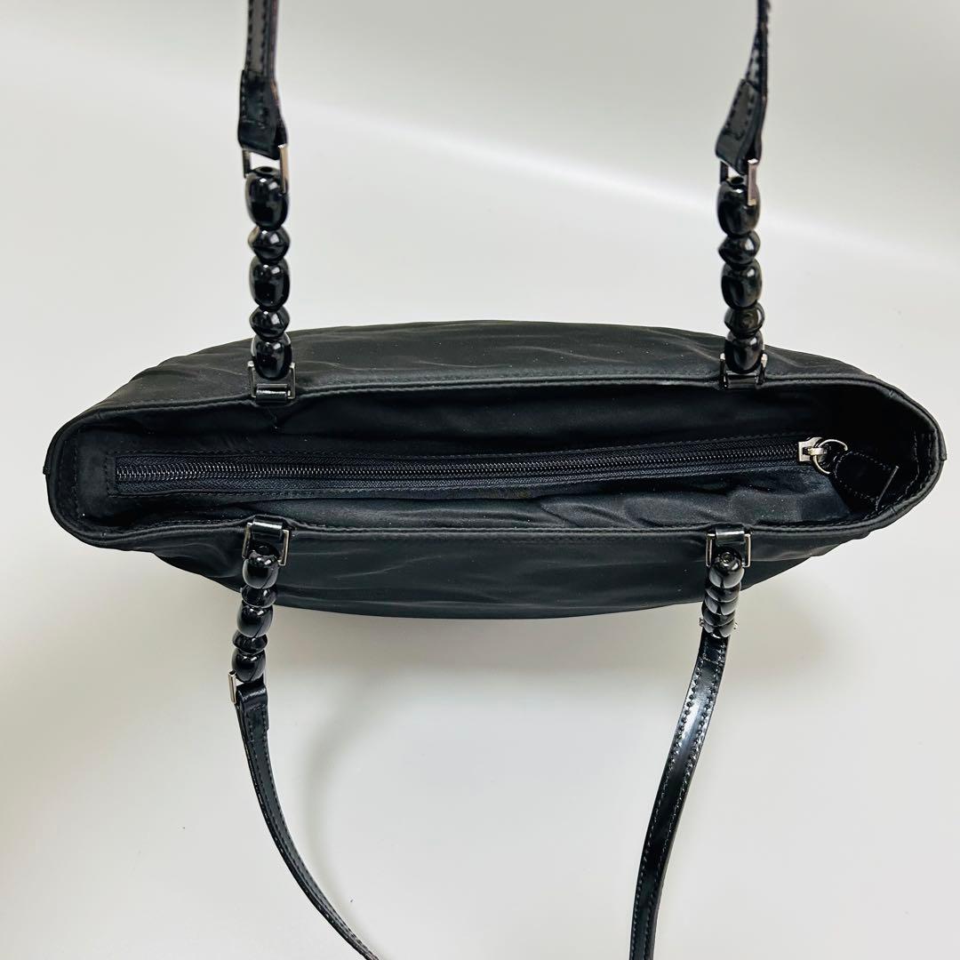 Dior クリスチャンディオール マリスパール トートバッグブラック系