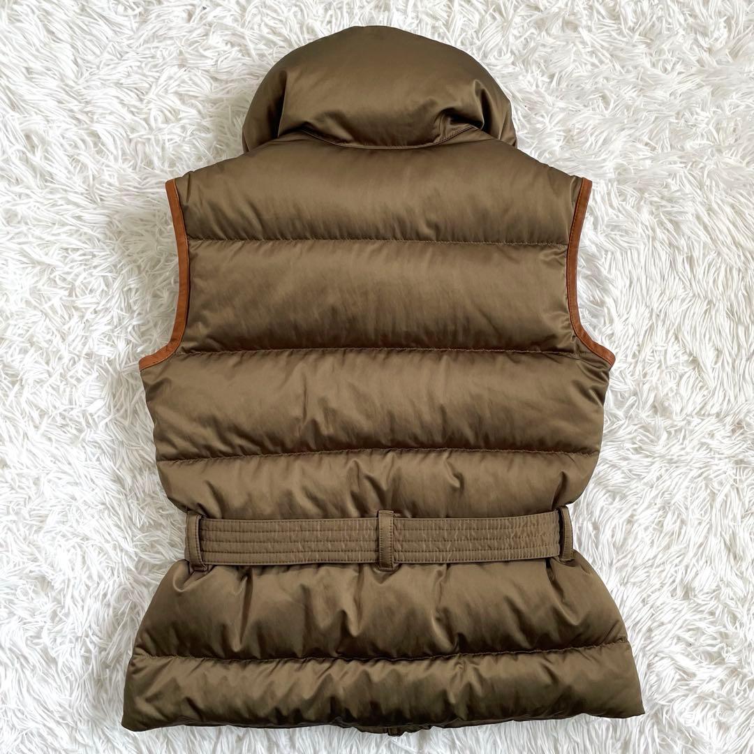 新品 未使用 RALPH ラルフローレン ダウンベスト ベルト ブラウン 9 M