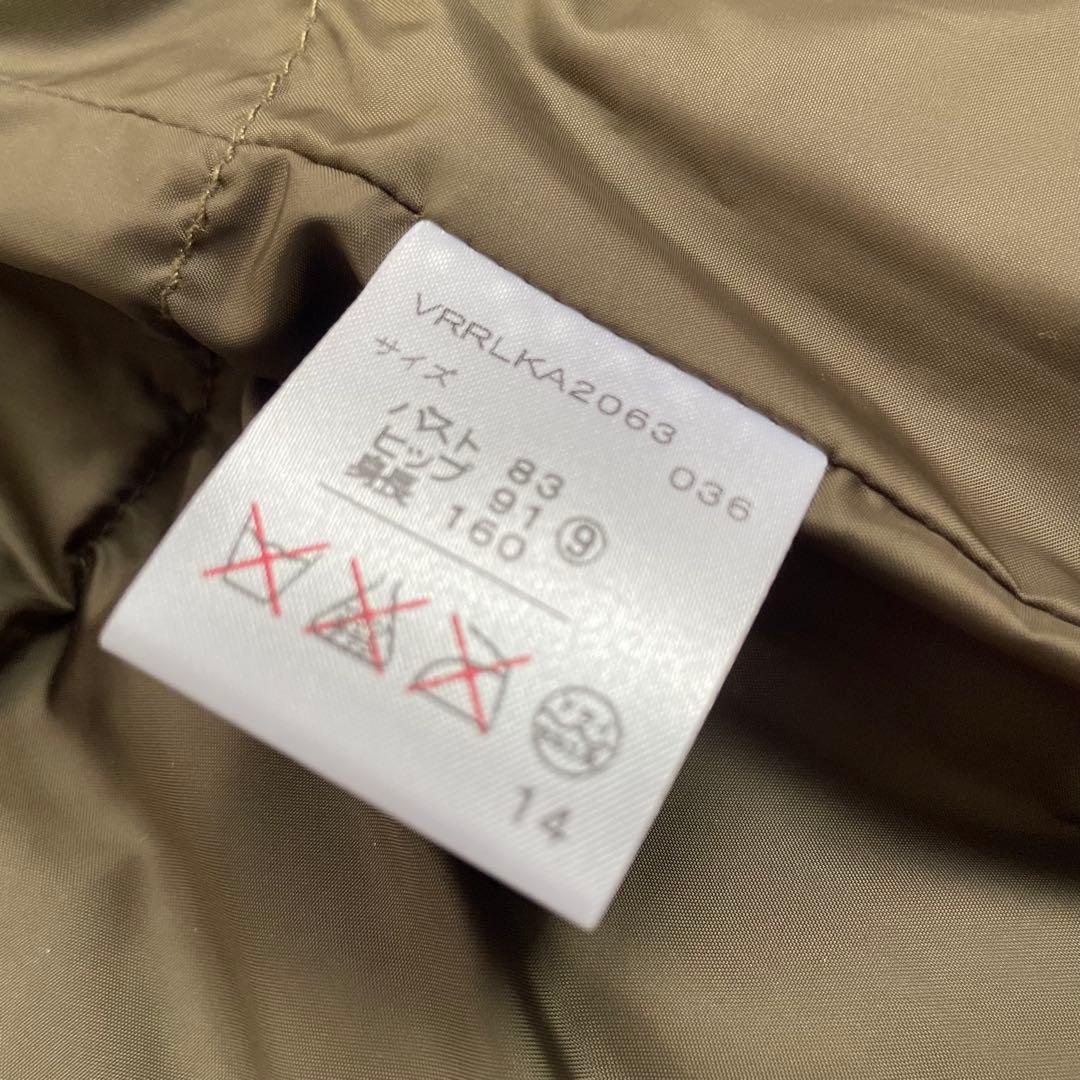 新品 未使用 RALPH ラルフローレン ダウンベスト ベルト ブラウン 9 M