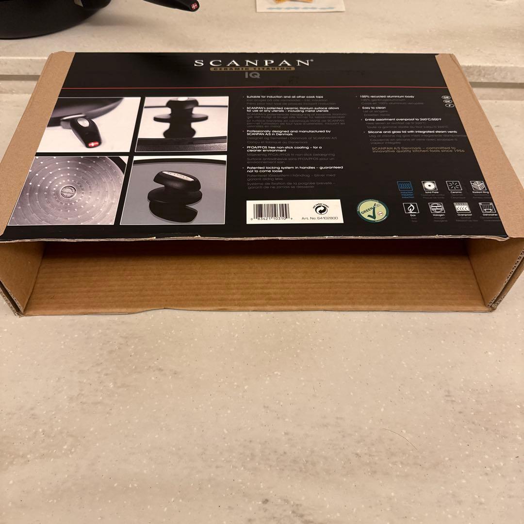 スキャンSCANPAN IQ ソテーパン 28cm 蓋付き IH可