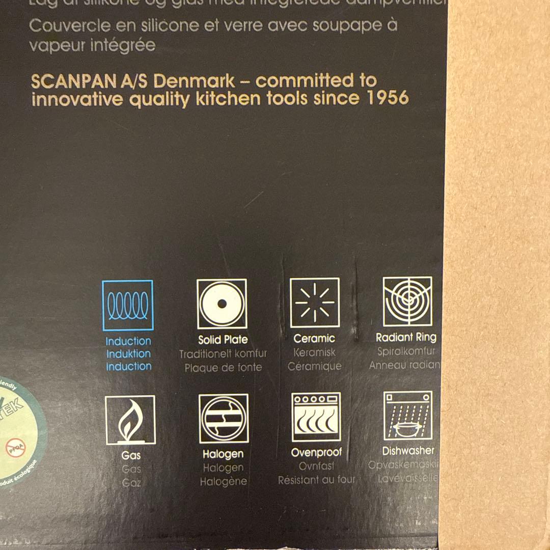 スキャンSCANPAN IQ ソテーパン 28cm 蓋付き IH可