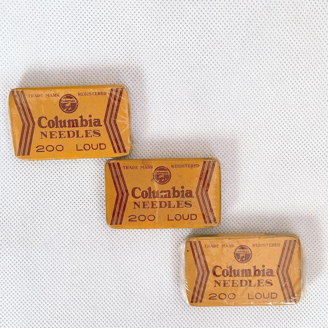 Columbia 200 Loud 蓄音機用針　ヴィンテージ缶　ブリキ缶