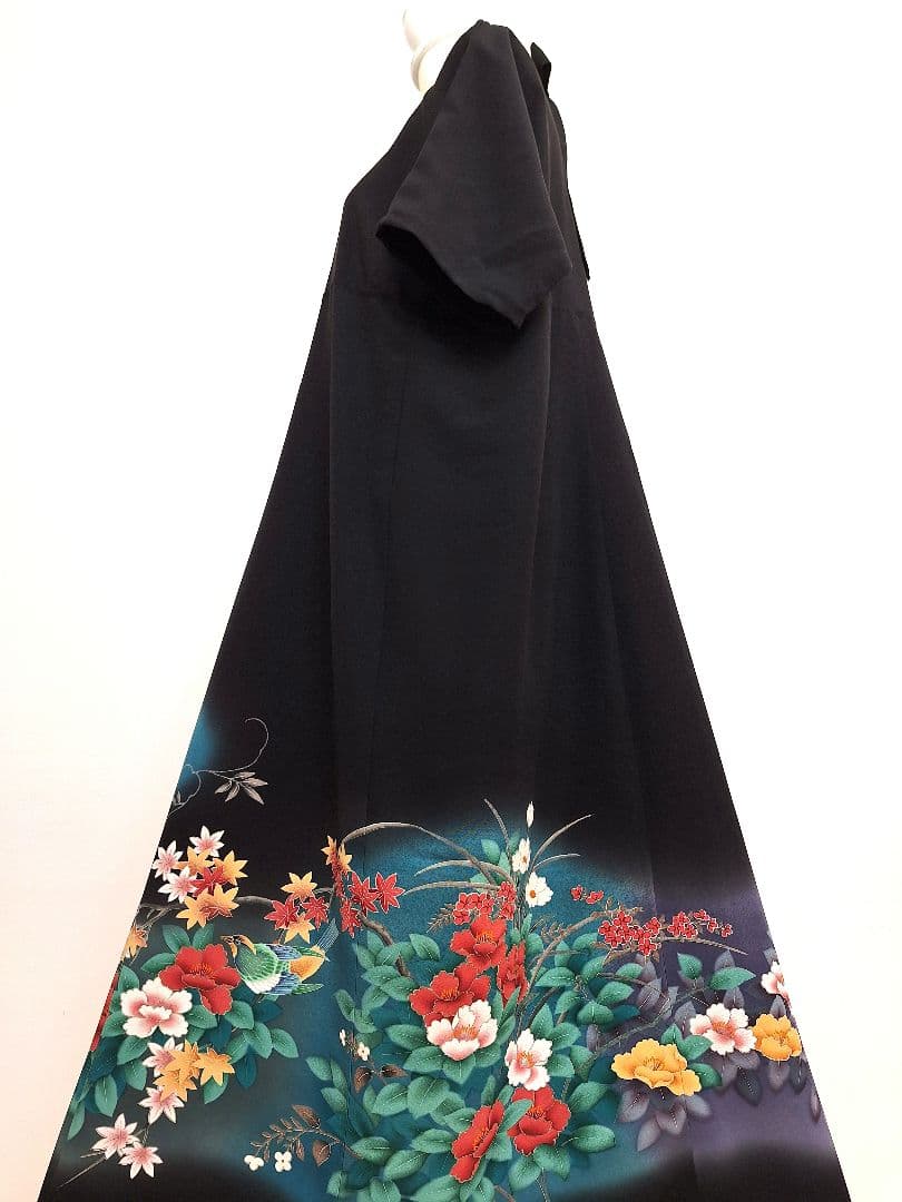 着物リメイクワンピース3690