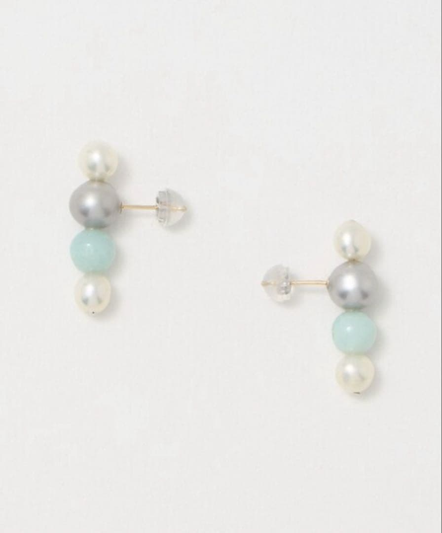 ＜les bonbon＞パール AMZ STUD ピアス