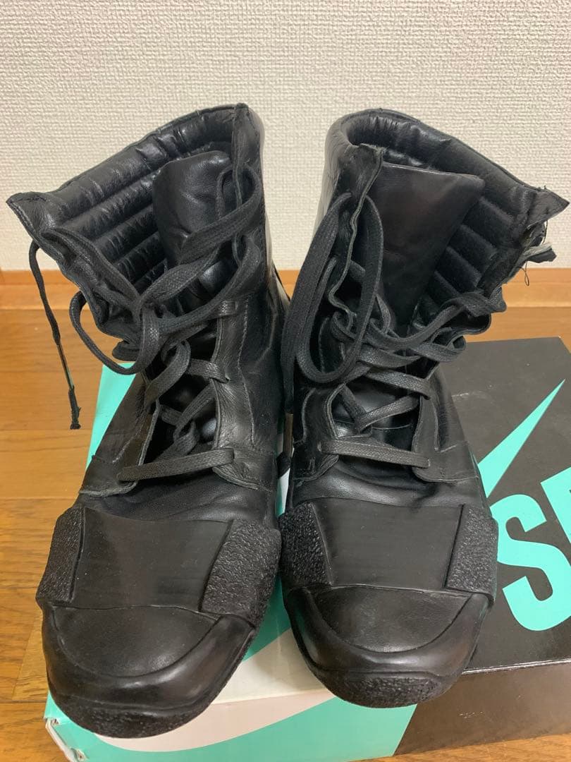 ボリスビジャンサベリ　ミリタリーブーツ ブラック レザー