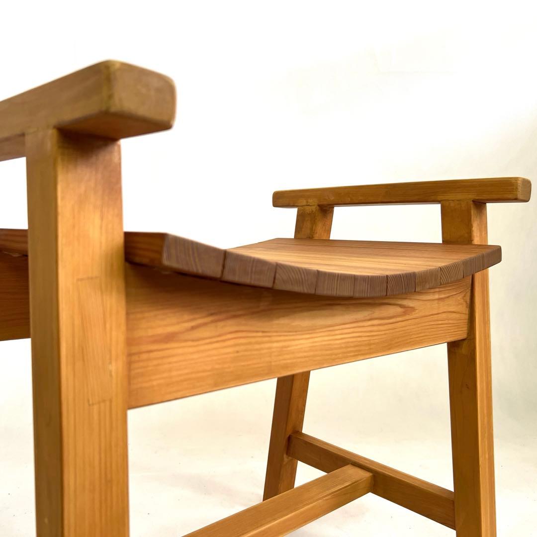 無垢材スツール・肘付きスツール