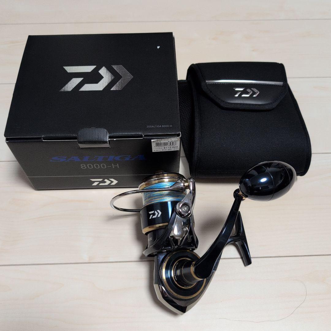 値下げ極美品　1度のみ使用　Daiwa ソルティガ 8000-H リール 専用