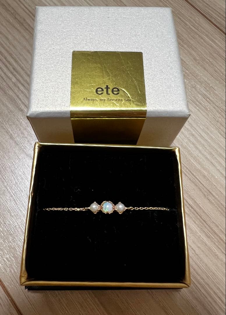 ete K10オパール パール ブレスレット
