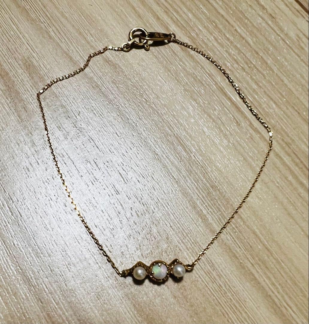 ete K10オパール パール ブレスレット