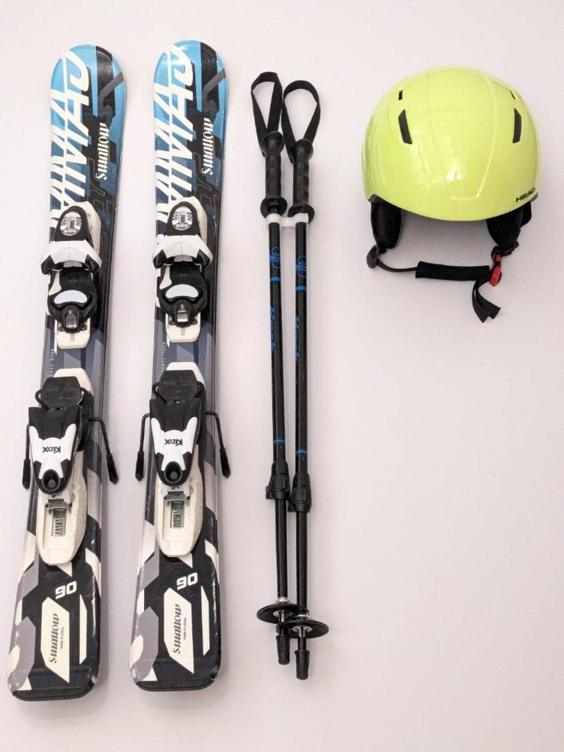 ジュニアスキー一式 Swallow 90cm LOOK Hart Head