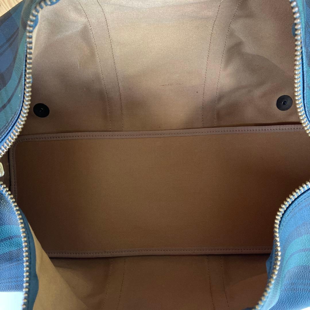 ラルフローレン　ボストンバッグ　チェック柄　PVC　3943