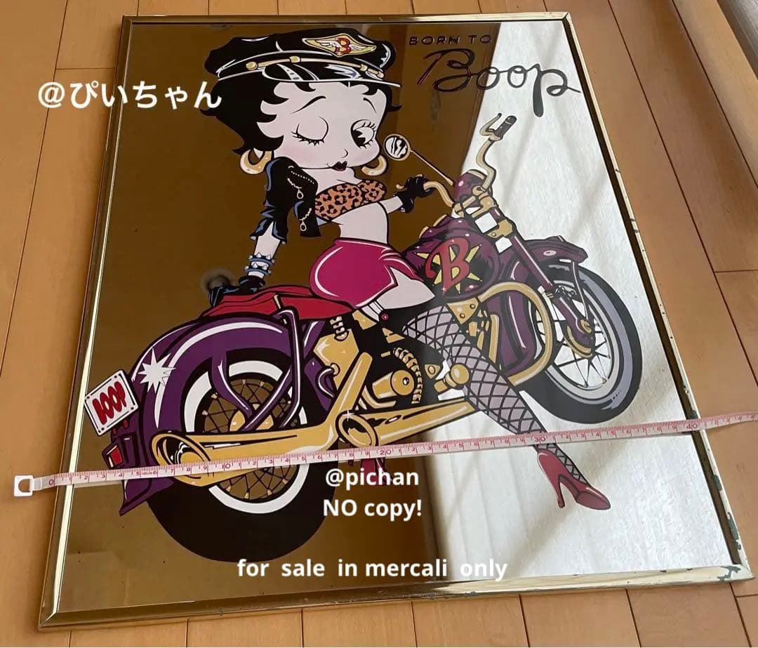 ベティちゃん　パブミラー　アンティーク　ベティ　鏡