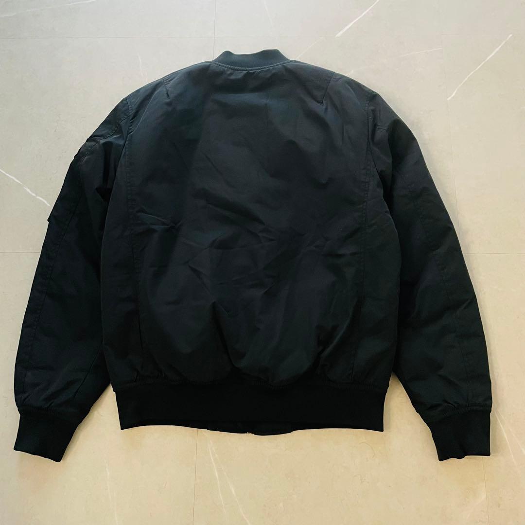 PULL&BEAR プレイステーション　胸元刺繍　 MA-1 ブラック　M