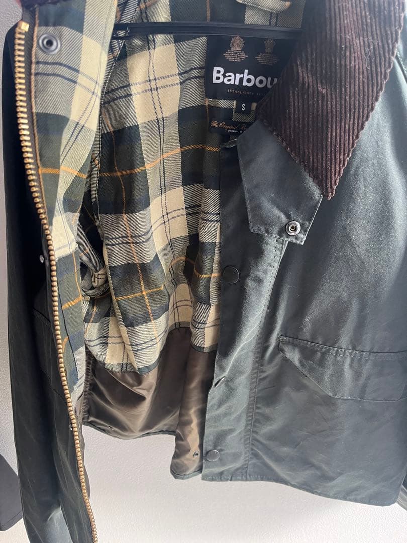 Barbour コーデュロイ襟付きジャケット S
