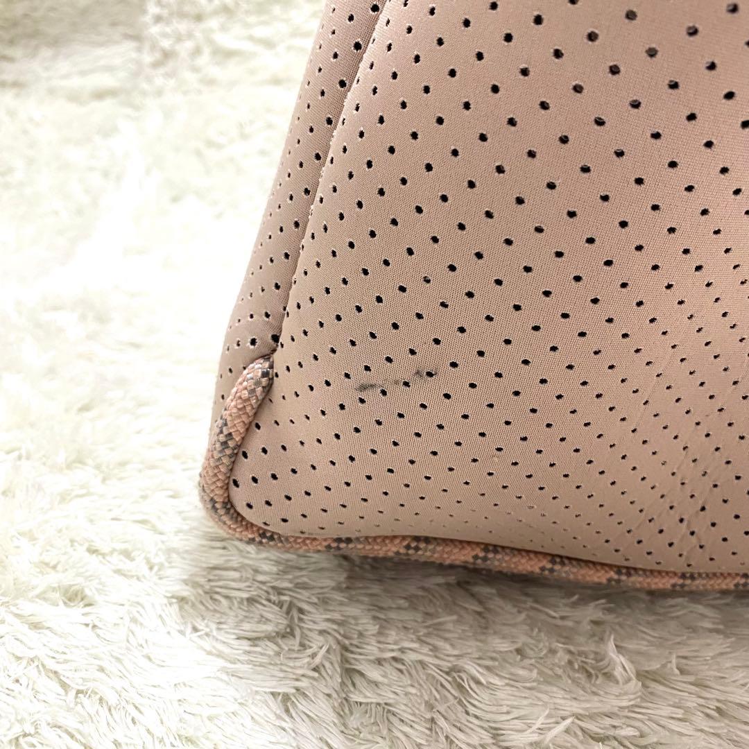 ステイトオブエスケープ トートバッグ 大容量 ポーチ　ブラッシュ ピンク　保存袋