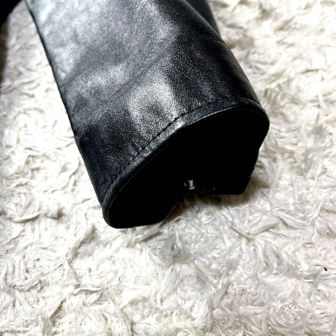 極美品/現行モデル✨ショット セミダブル ライダース レザージャケット Lサイズ