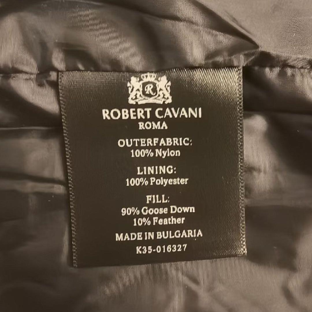 プレミアムダウン・ローマ発ROBERT CAVANIダウンジャケット XL 白