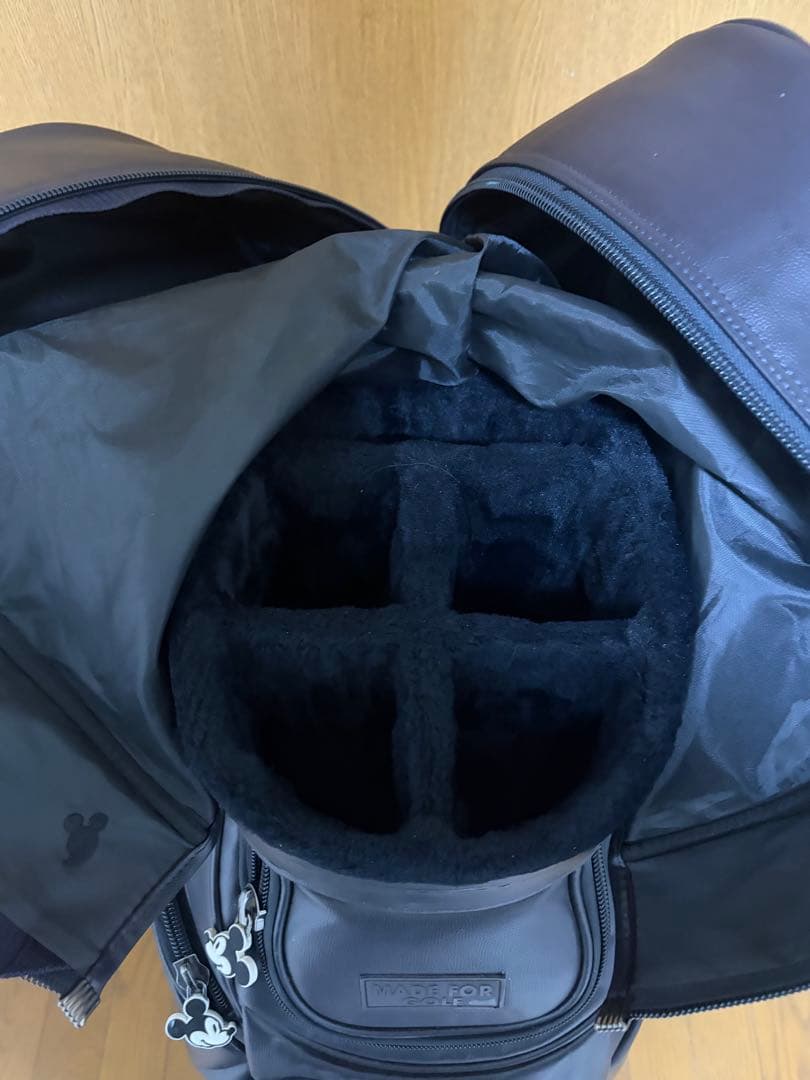 PEARLY GATES ディズニー100周年コラボキャディバッグ ブラック