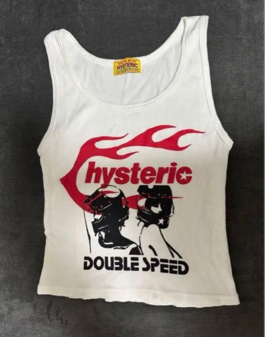Hysteric フレイムプリント タンクトップ フリー