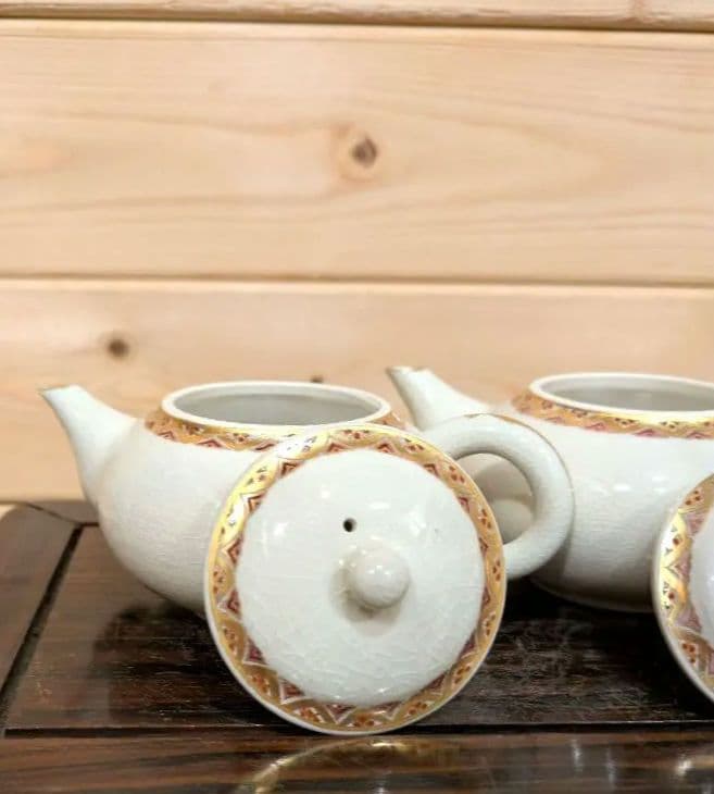 橋本　陶正山　薩摩　急須　双　薩摩焼　未使用品