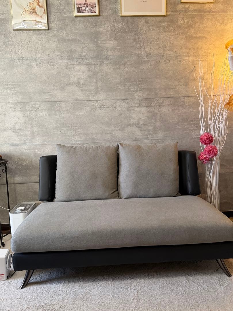 【大阪に受け取りに来れる方限定】美品ニトリソファ 2人掛け　※延長