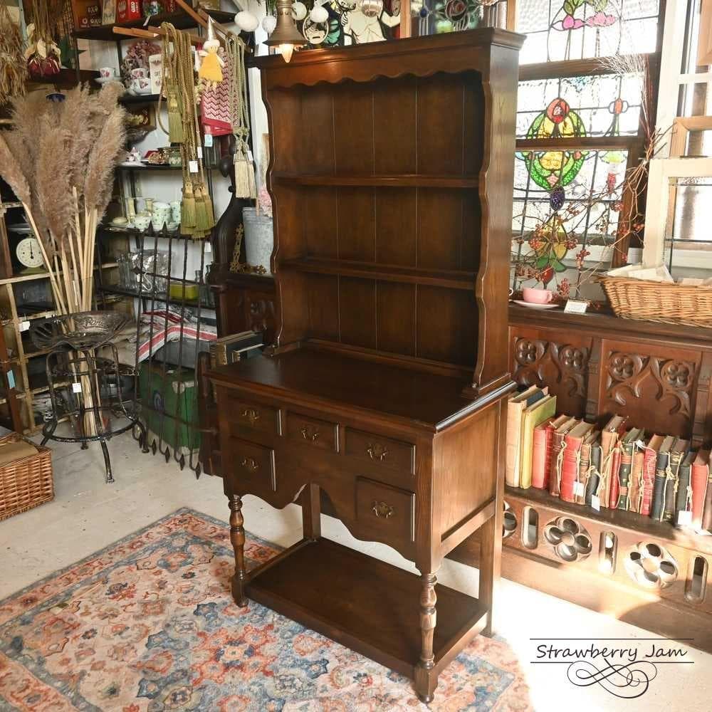 L3710-22 英国アンティーク キッチンキャビットカップボード 食器棚