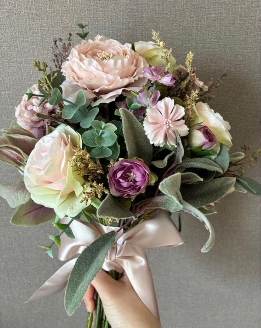 【オーダーメイド / 3万円】ウェディングブーケ＆ブートニアセット