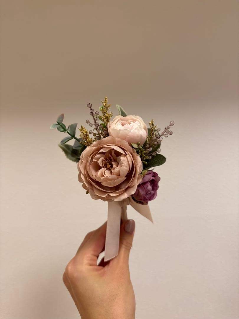 【オーダーメイド / 3万円】ウェディングブーケ＆ブートニアセット