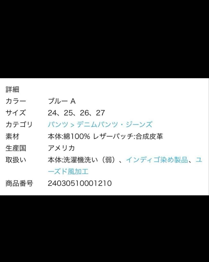 【COTTON CITIZEN/コットンシチズン】 THE BAGGY JEAN