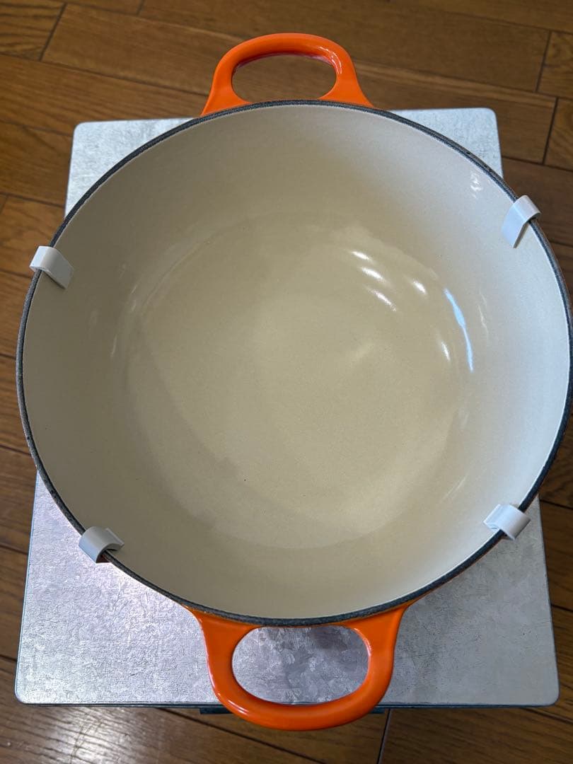 LE CREUSET ル・クルーゼ　マルミット オレンジ 22cm 鍋