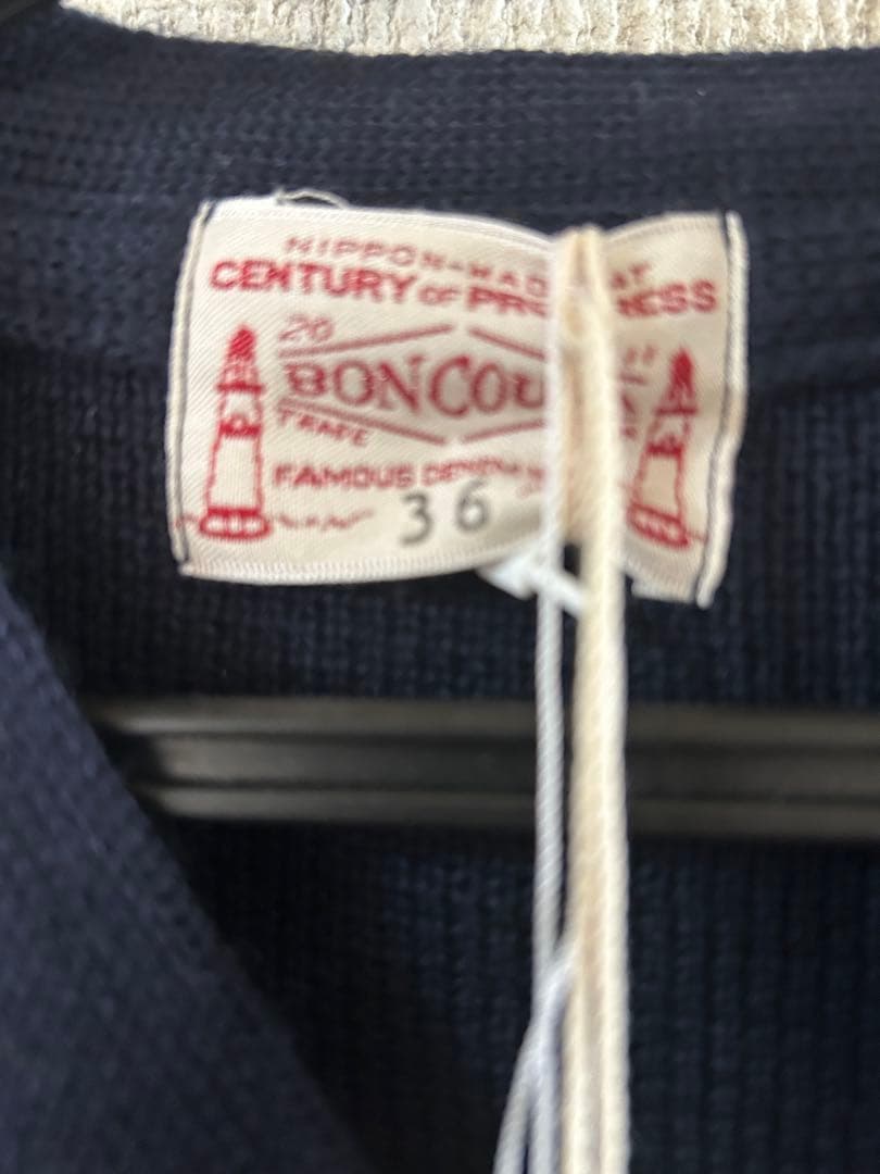 新品未使用 別注 BONCOURA BICOLOR IVY CARDIGAN