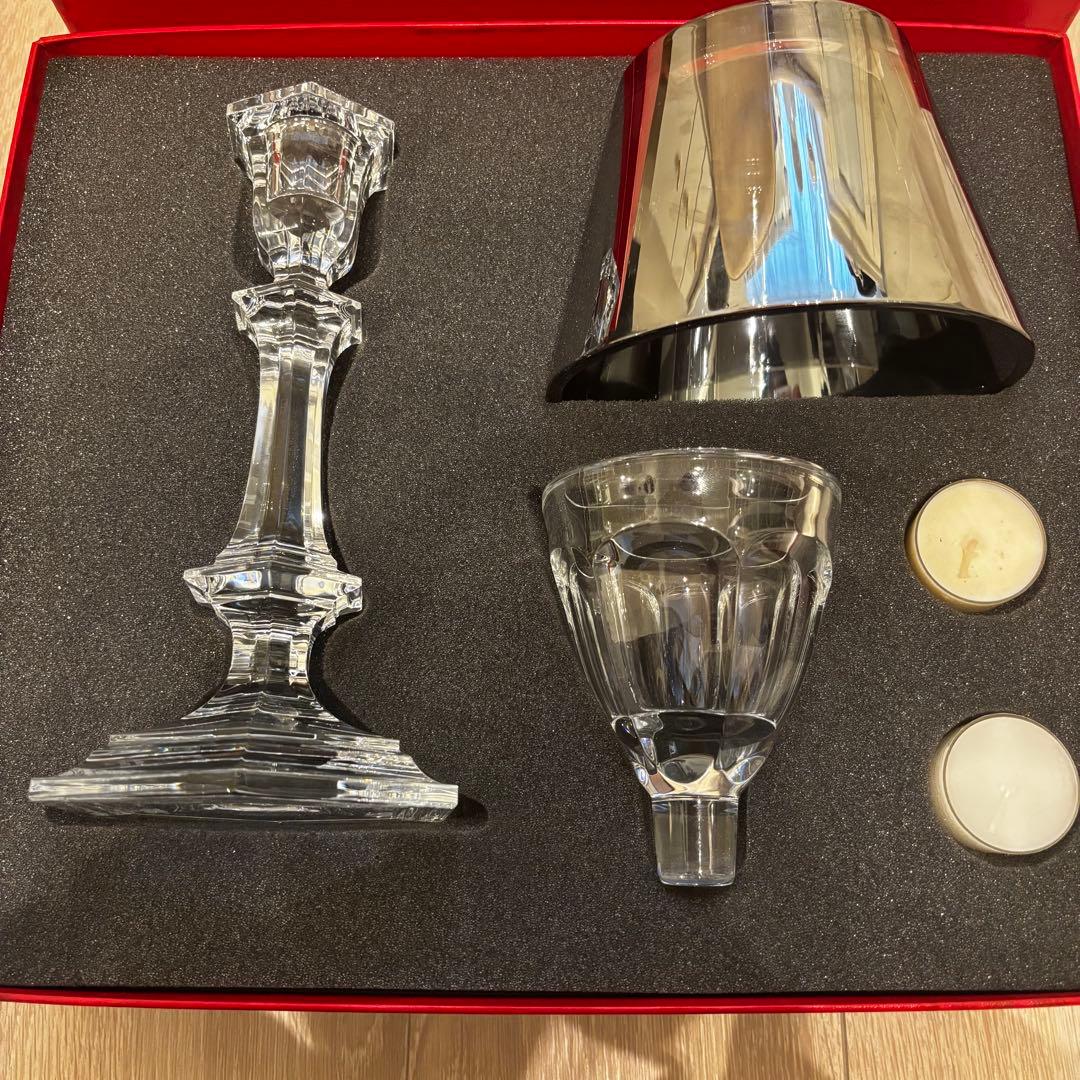 「定価20万」BACCARAT バカラ アワファイヤー キャンドルスタンド