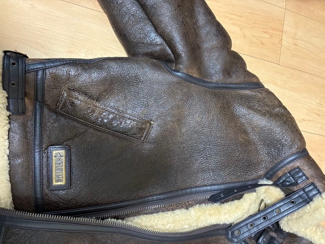 ムートン HOPE フライトジャケットB-3