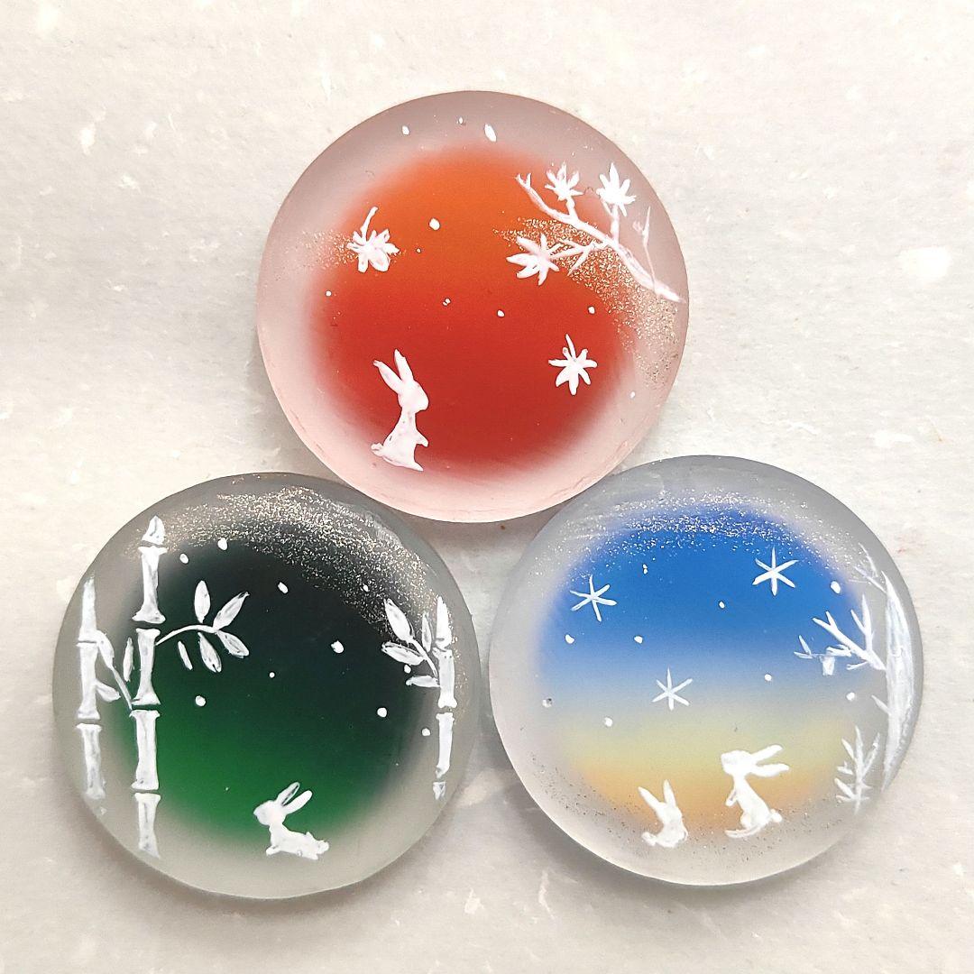 【923】ハンドメイド　レジン　ヘアゴム　ポニーフック