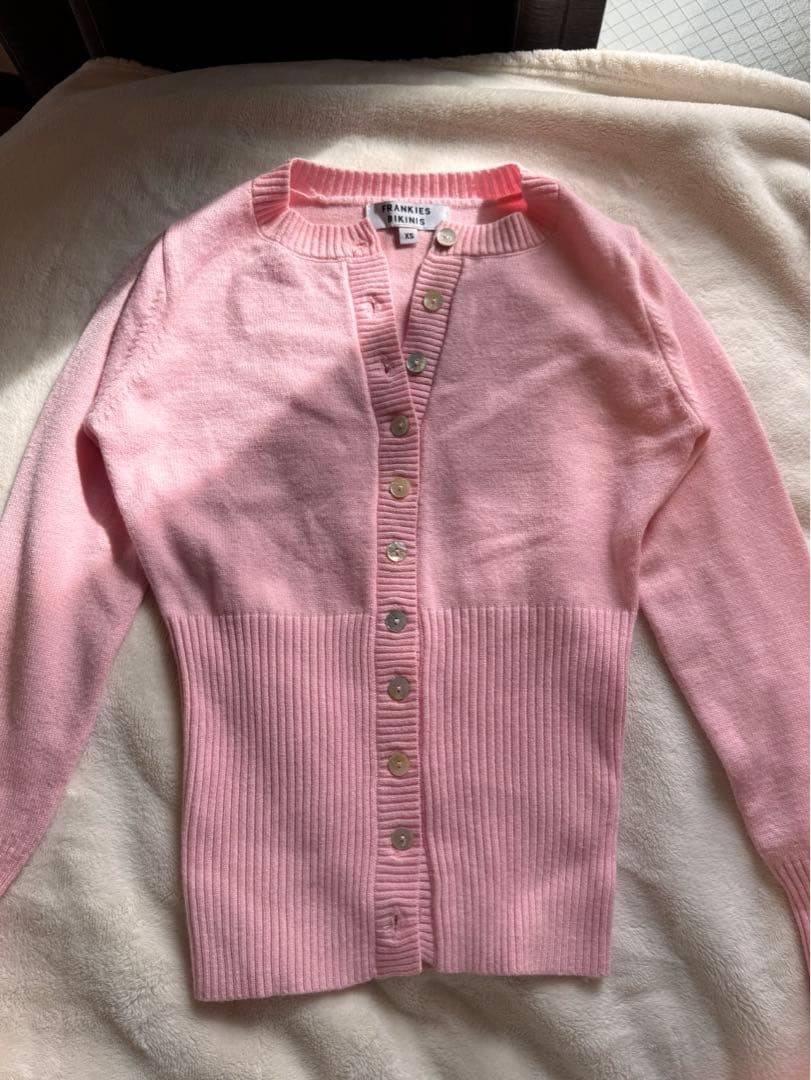 トップス Frankies Bikinis Pink Cardigan