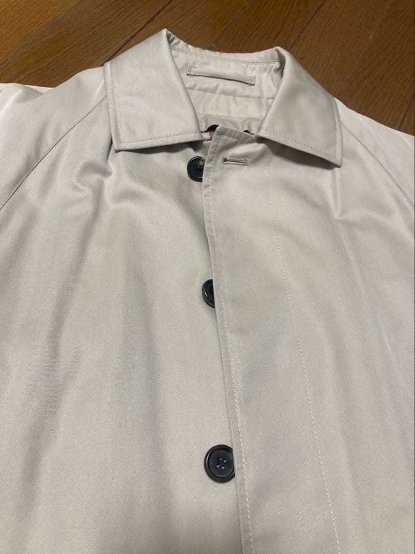 アクアスキュータム ステンカラーコート 38 イギリス製