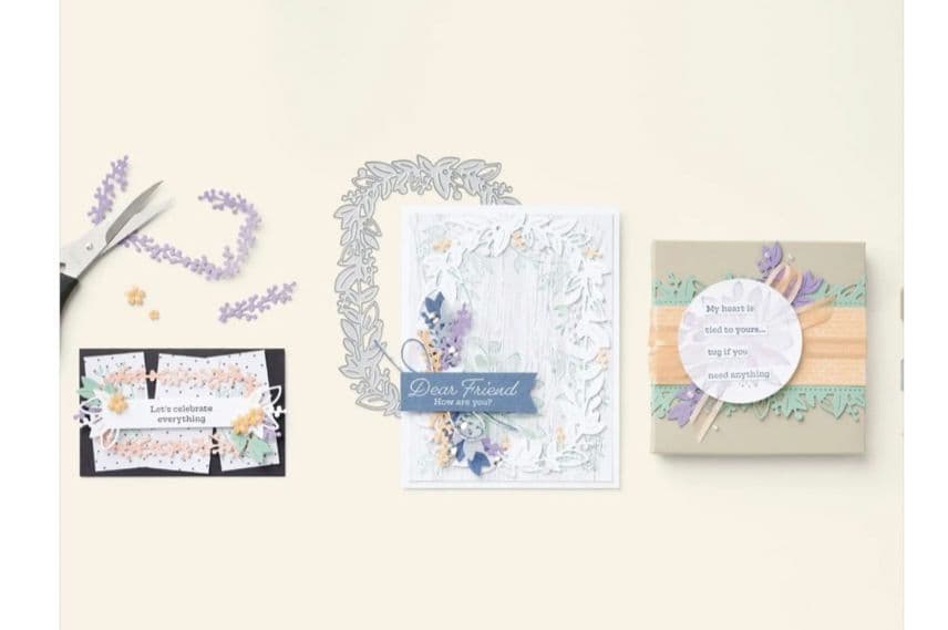 最後の１点♡未使用超オススメ！エデンガーデンスタンプ＆ダイセットスタンピンアップ