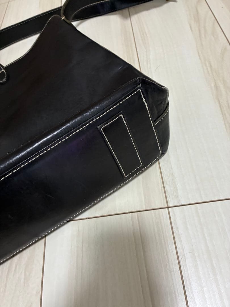 土屋鞄 黒 ディアリオ 2WAY トートバッグ ショルダーバッグ