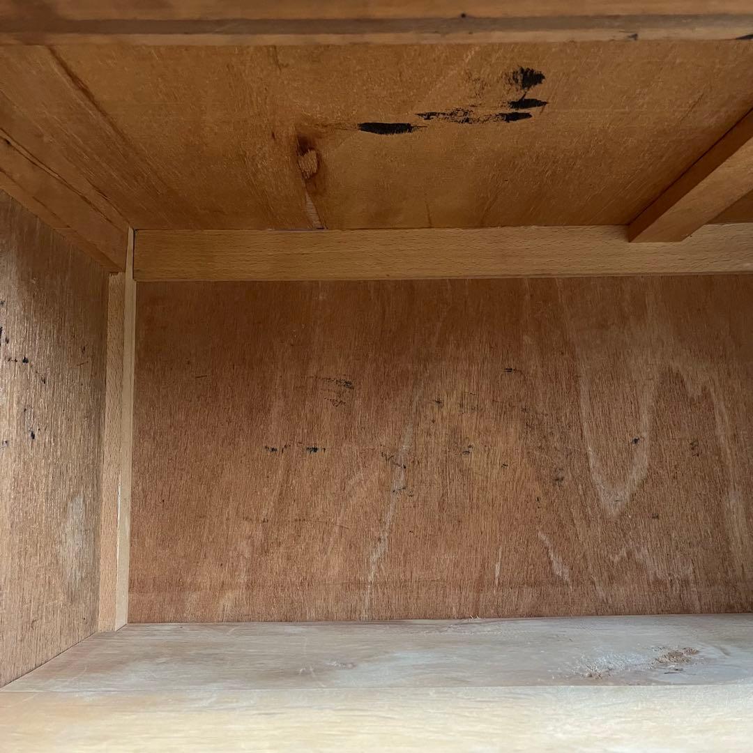 アンティーク 飾り棚 オープンラック 本棚 引き出し二杯 昭和レトロ z613