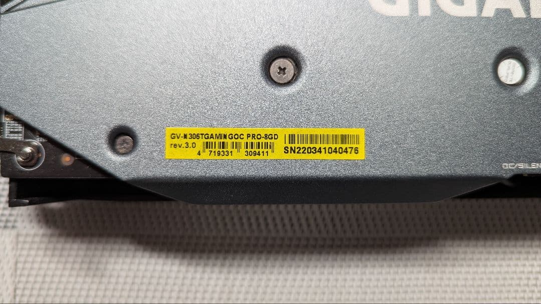 グラフィックボード・グラボ・ビデオカード GeForce RTX 3060 Ti GAMING OC PRO 8G