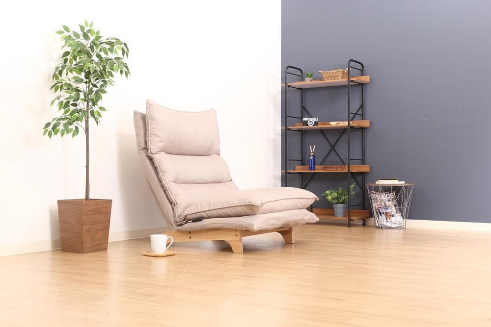 【新品・送料無料】ダブルクッション座椅子　フィット２　１Ｐ　ＢＥ