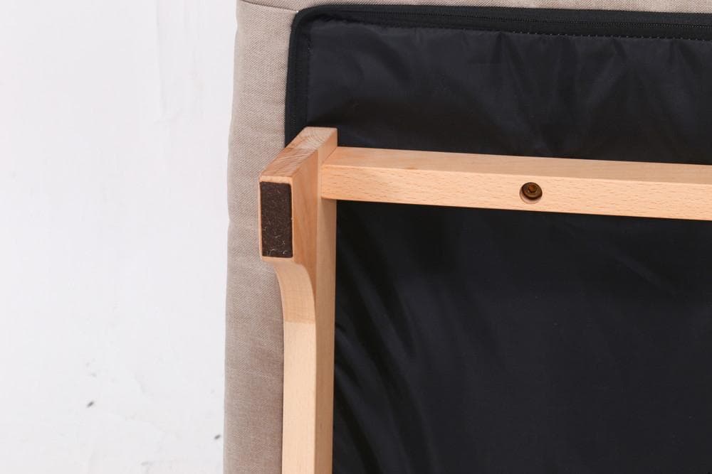 【新品・送料無料】ダブルクッション座椅子　フィット２　１Ｐ　ＢＥ