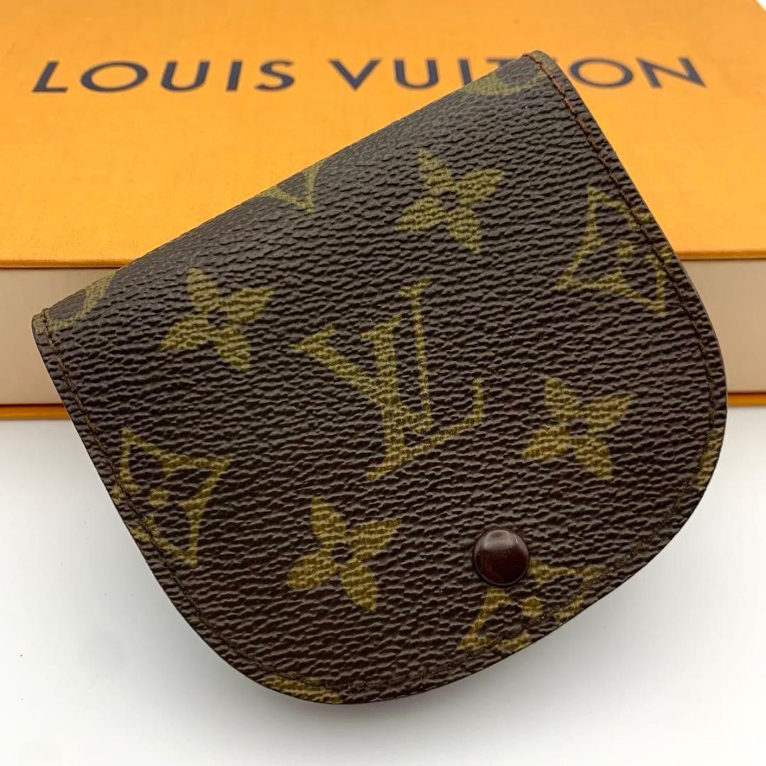 鑑定済み 美品 ルイヴィトン ポルトモネ グゼ ケース 財布 コンパクト