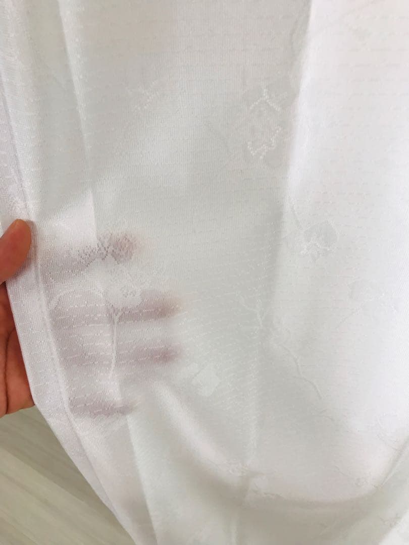 light　レースカーテン　フラワーWH 168㎝×200㎝ 2枚