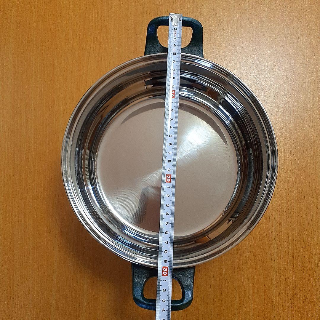 ショウワメタル CHRISTIAN ORANI 両手鍋 ステンレス製 24cm